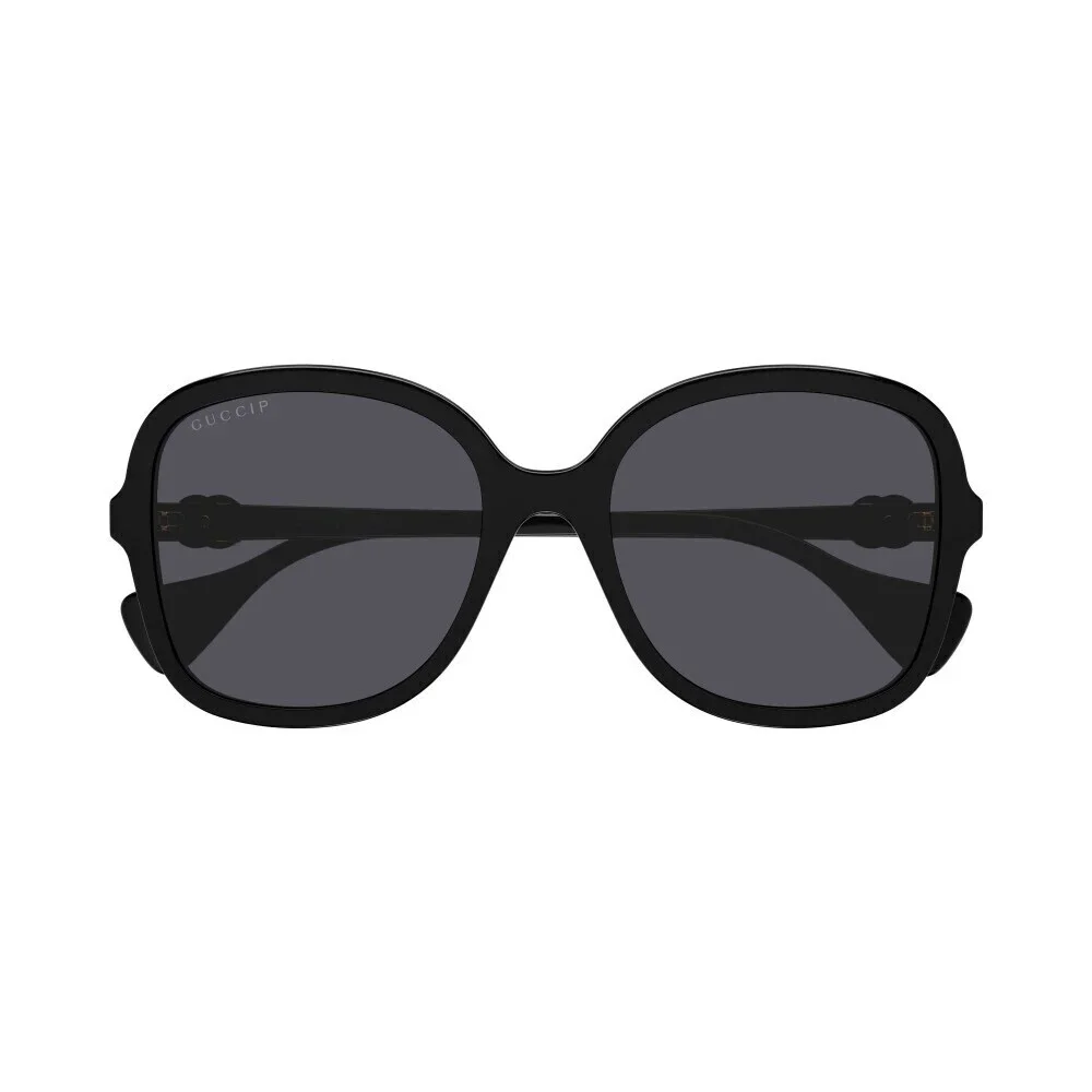 Gucci GG1178S Sunglasses Black Acetate/Metal Butterfly